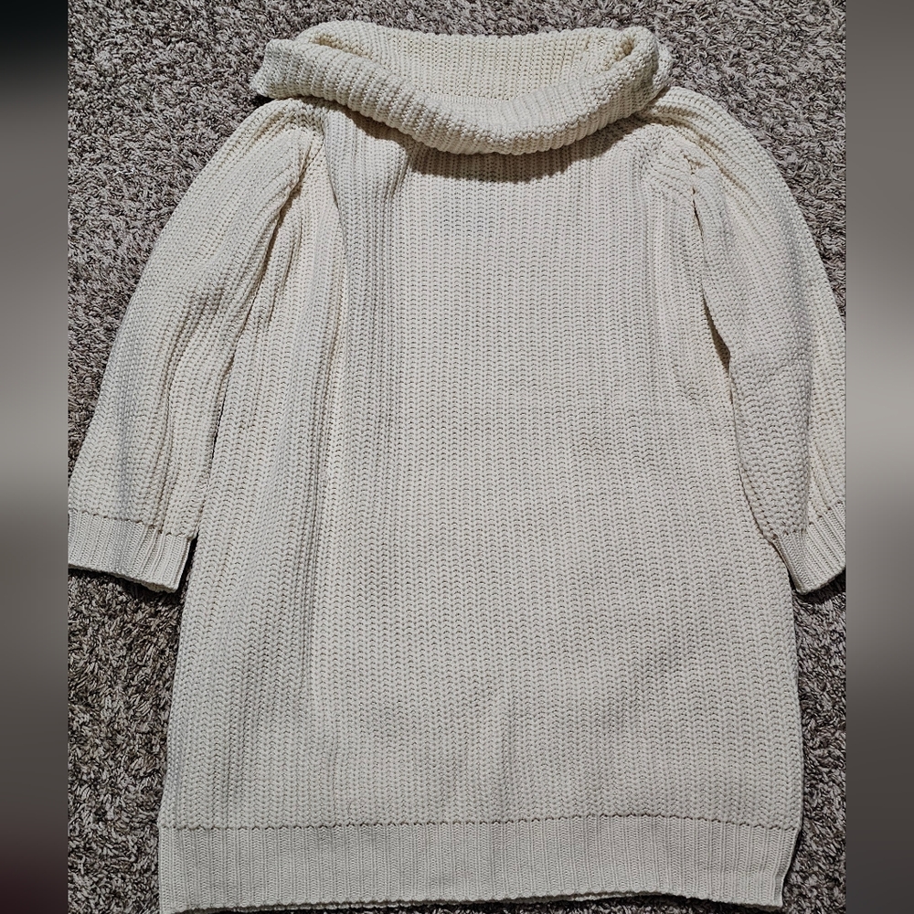 Fashion Nova Sweater Dress 3x Cream